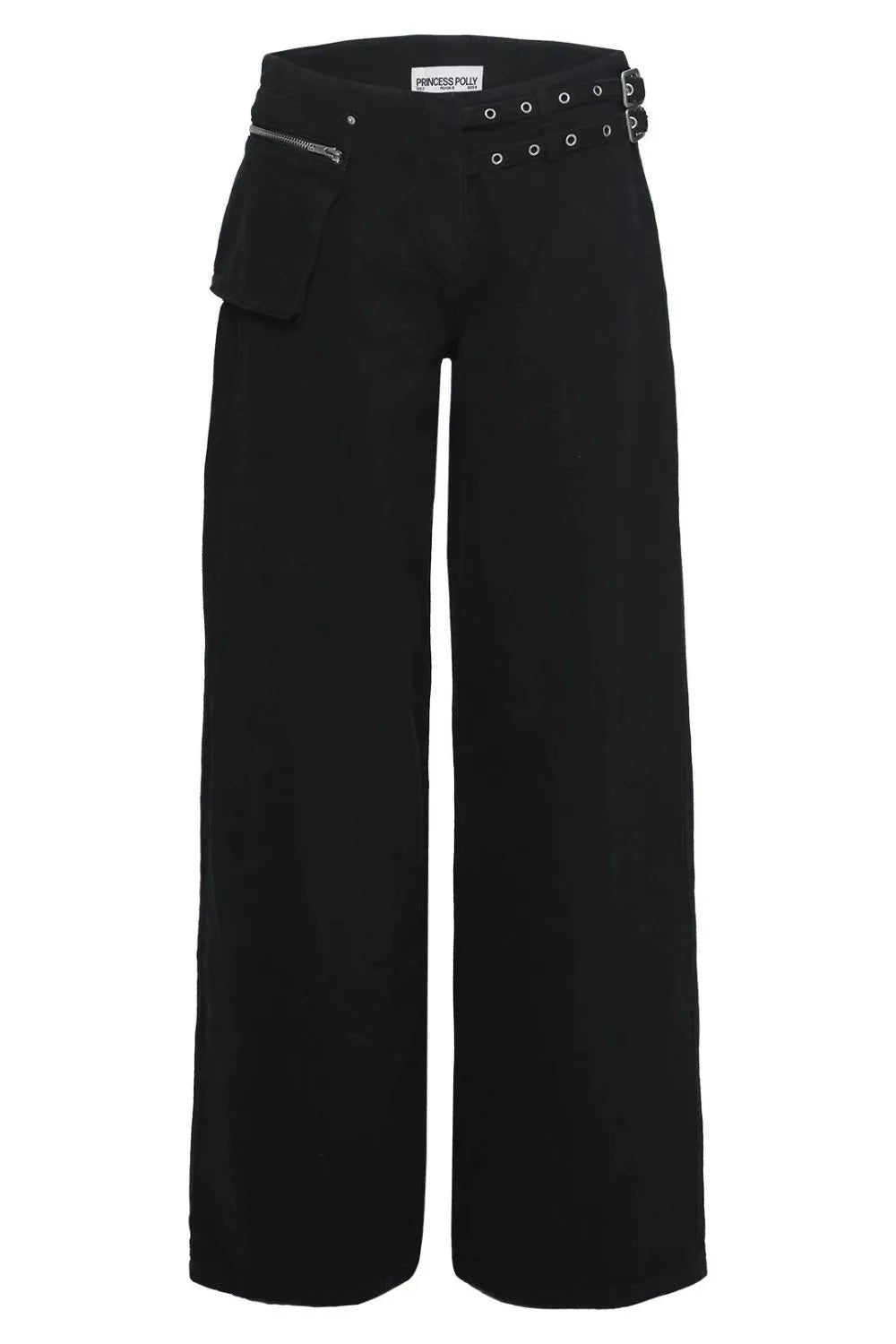 Wide Leg Jeans with Pockets - Crowned Energy CO.