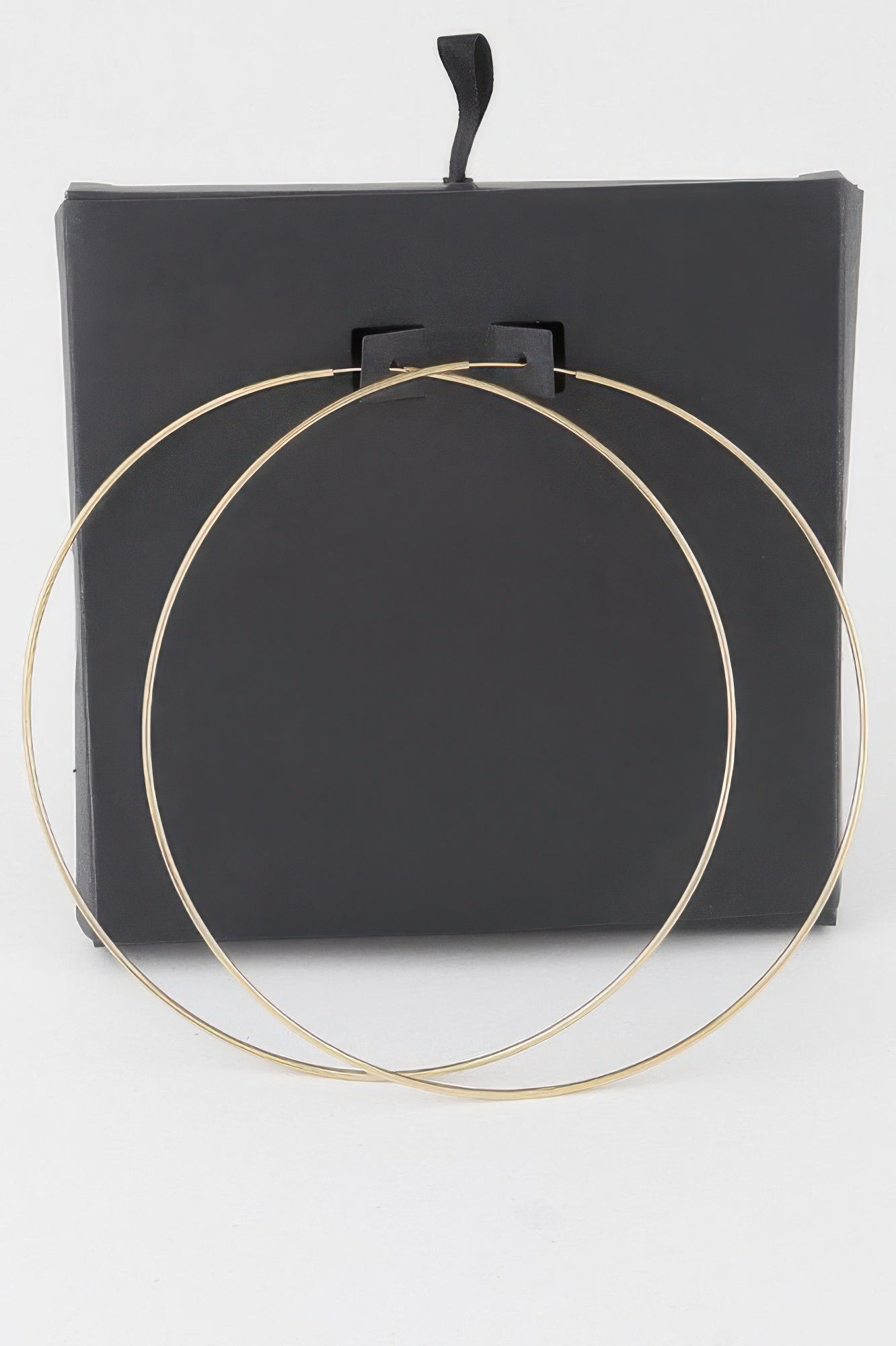 Wide Metal Hoop Earrings - Crowned Energy CO.
