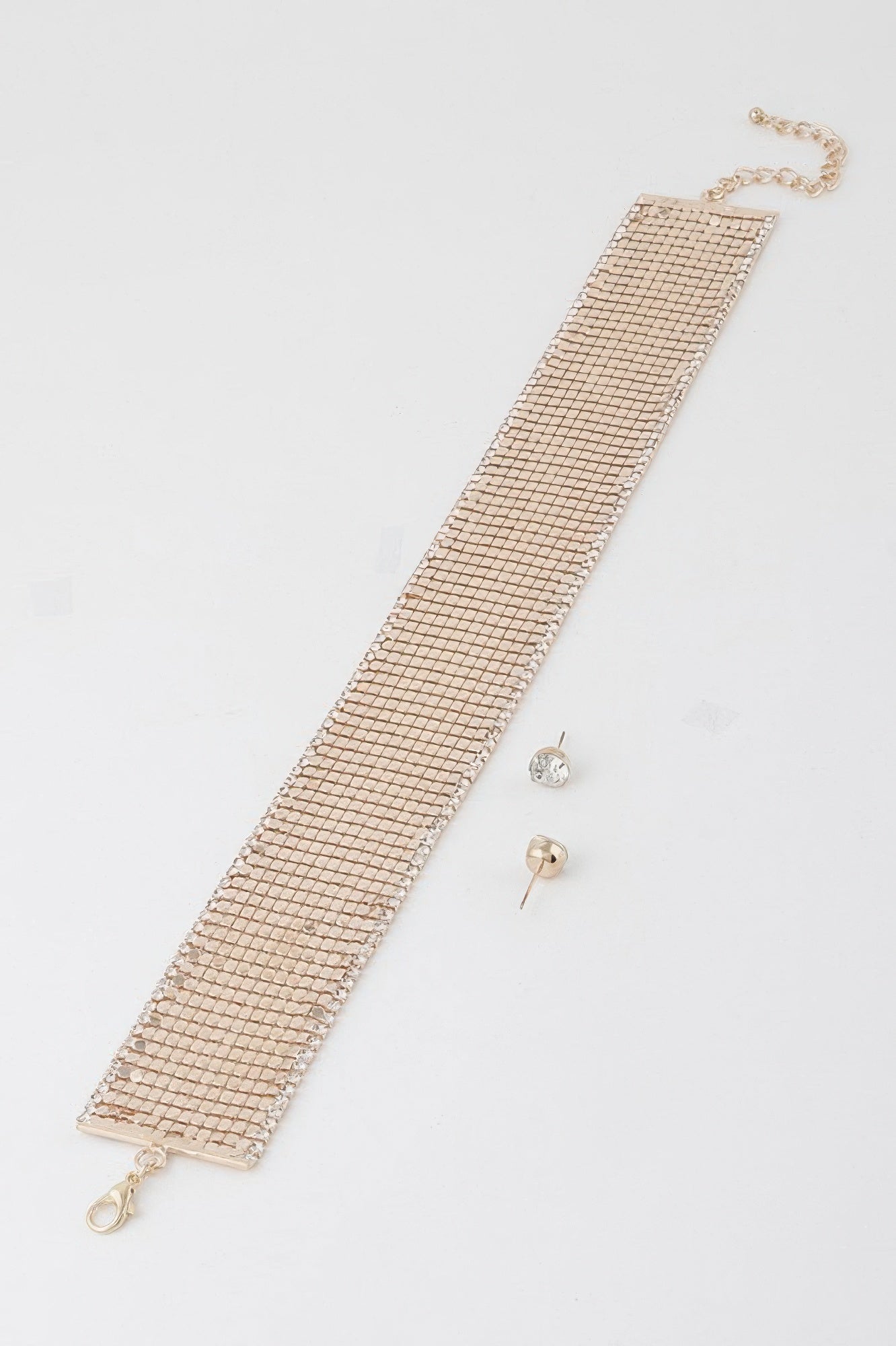 Wide Sequin Choker Necklace - Crowned Energy CO.