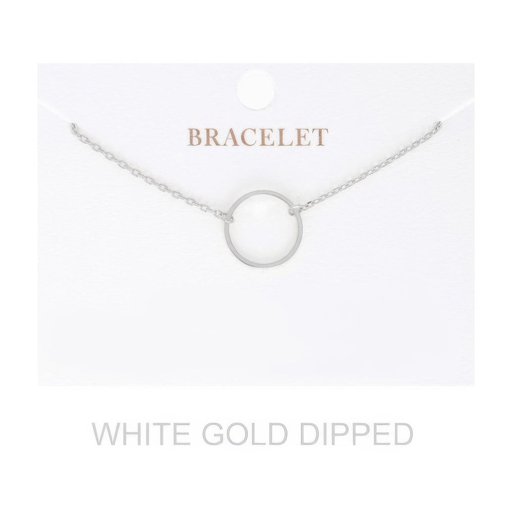 Women's Gold Dipped Open Circle Bracelet - Goddess Vibes