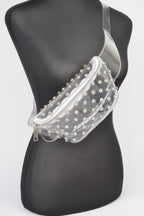 Women's Rhinestone Mesh Fanny Pack - Goddess Vibes