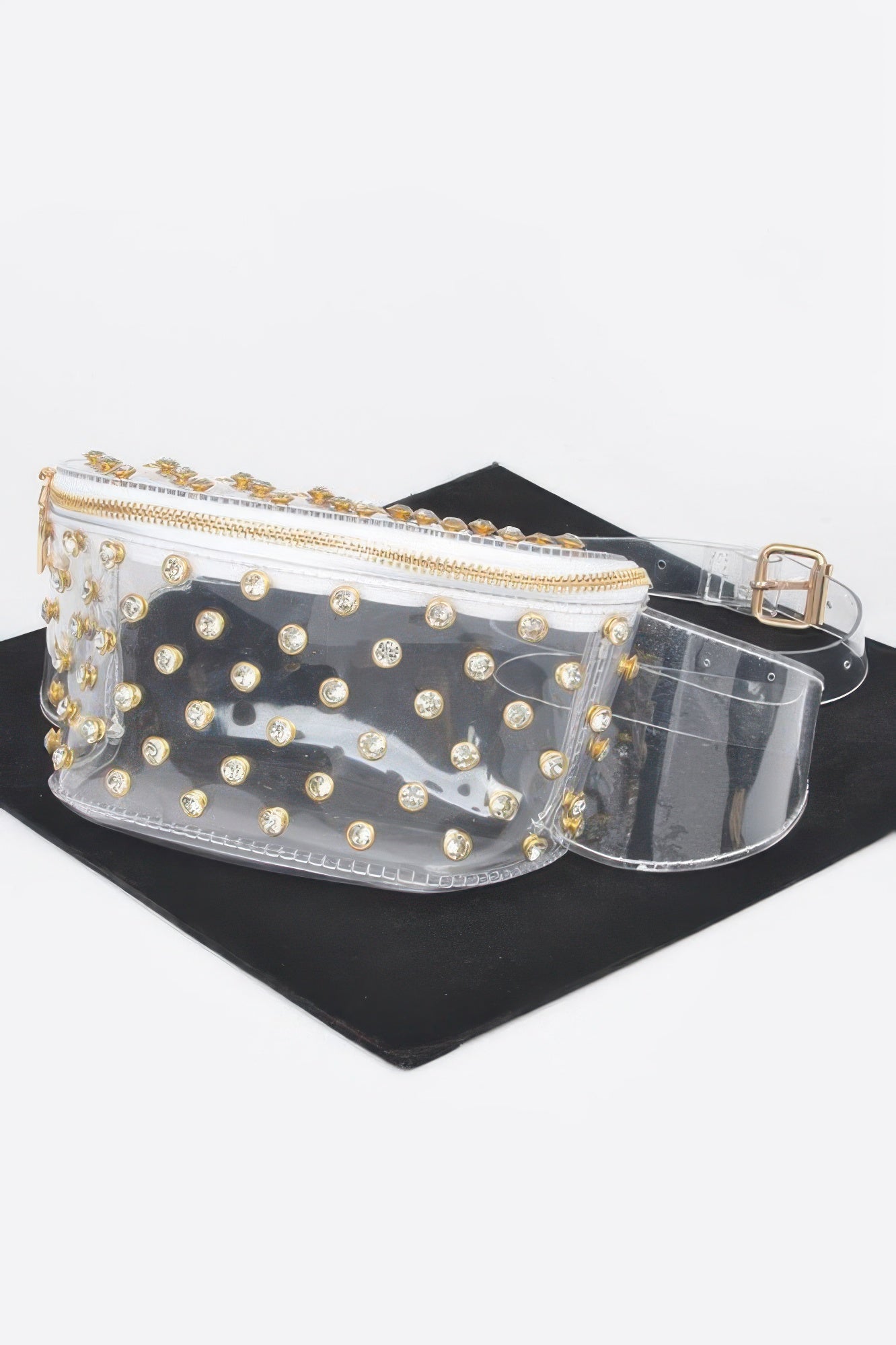 Women's Rhinestone Mesh Fanny Pack - Goddess Vibes