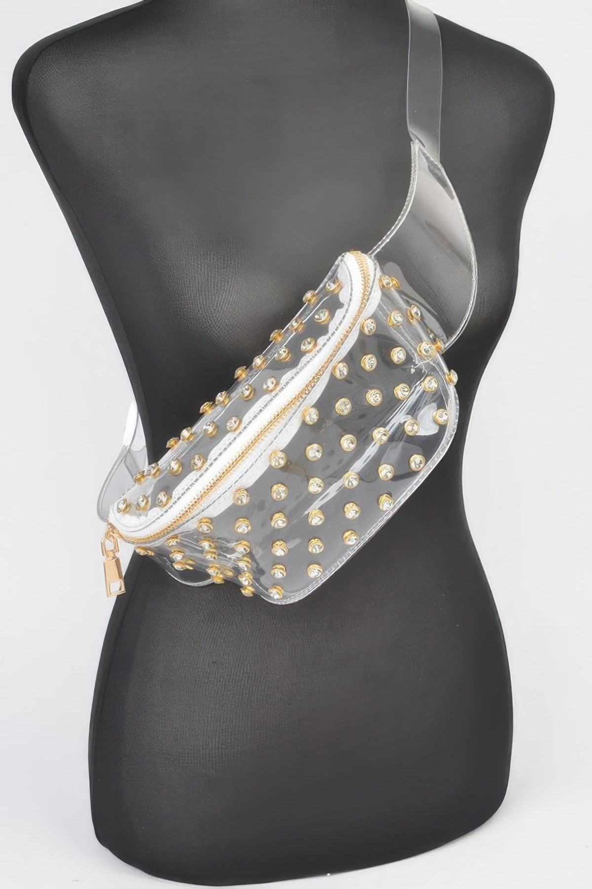 Women's Rhinestone Mesh Fanny Pack - Goddess Vibes