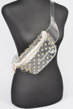Women's Rhinestone Mesh Fanny Pack - Goddess Vibes
