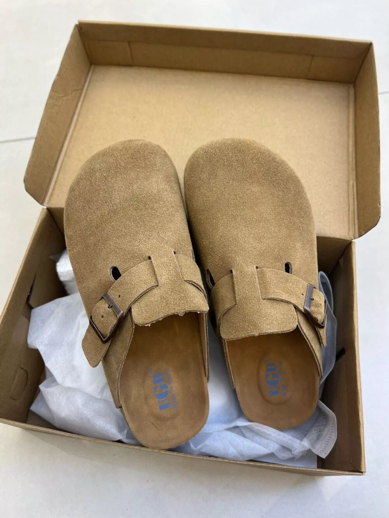 Women’s Round Toe Buckle Slip - On Flats - Crowned Energy CO.