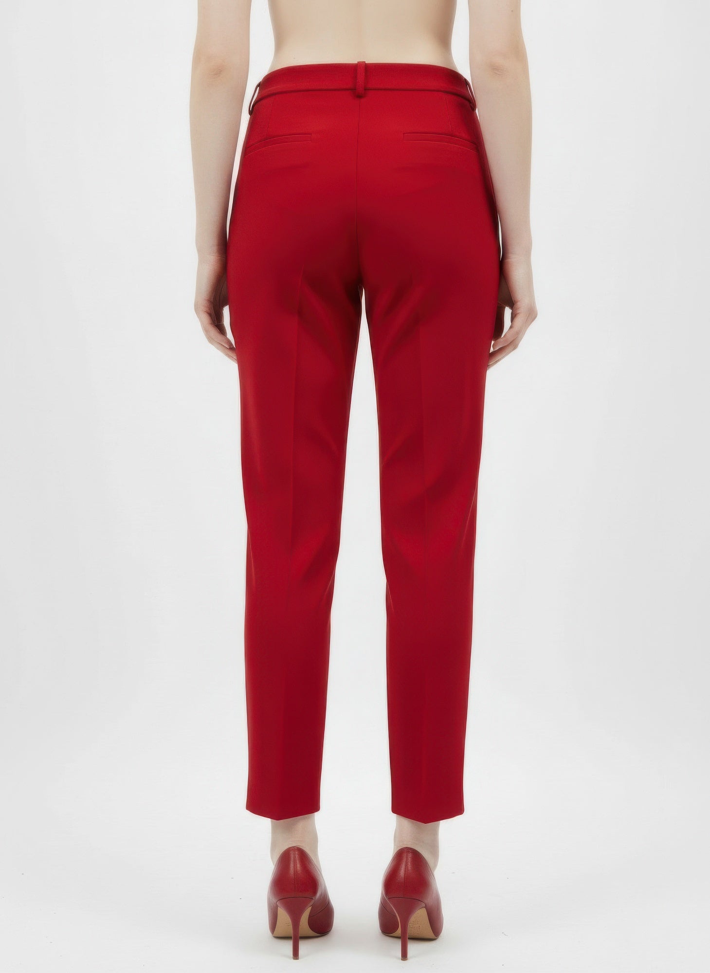 Zac & Rachel Solid Ankle Pants - Crowned Energy CO.
