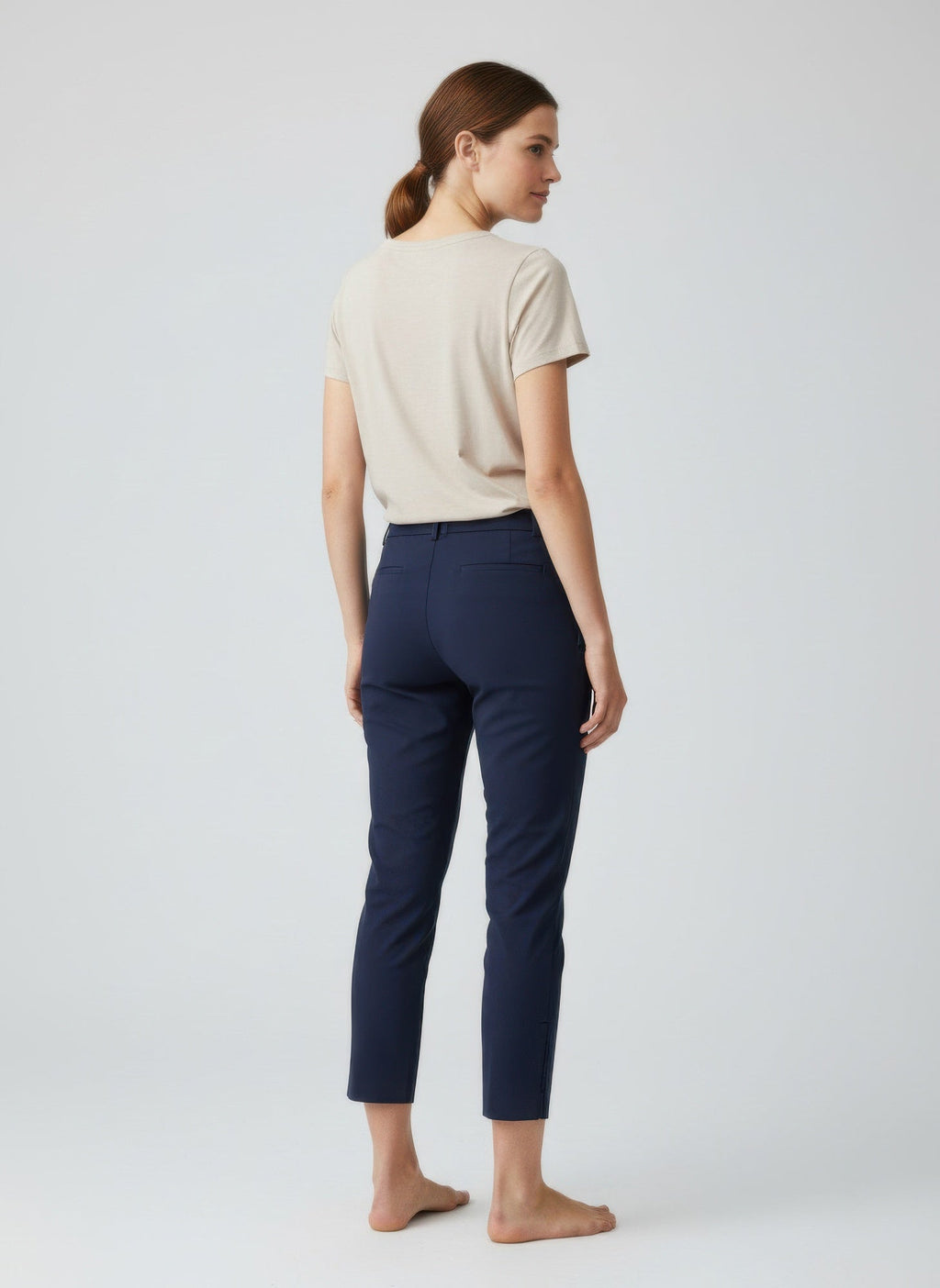 Zac & Rachel Solid Ankle Pants - Crowned Energy CO.